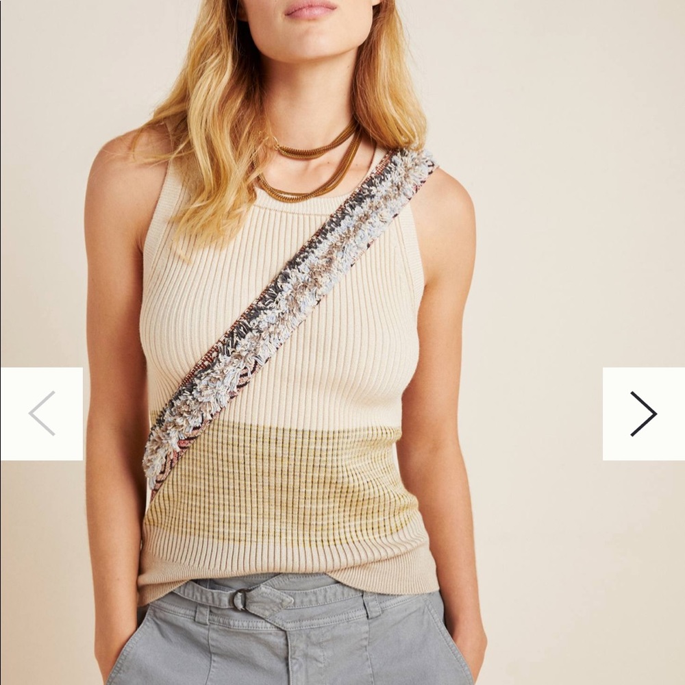 Ribbed sweater tank